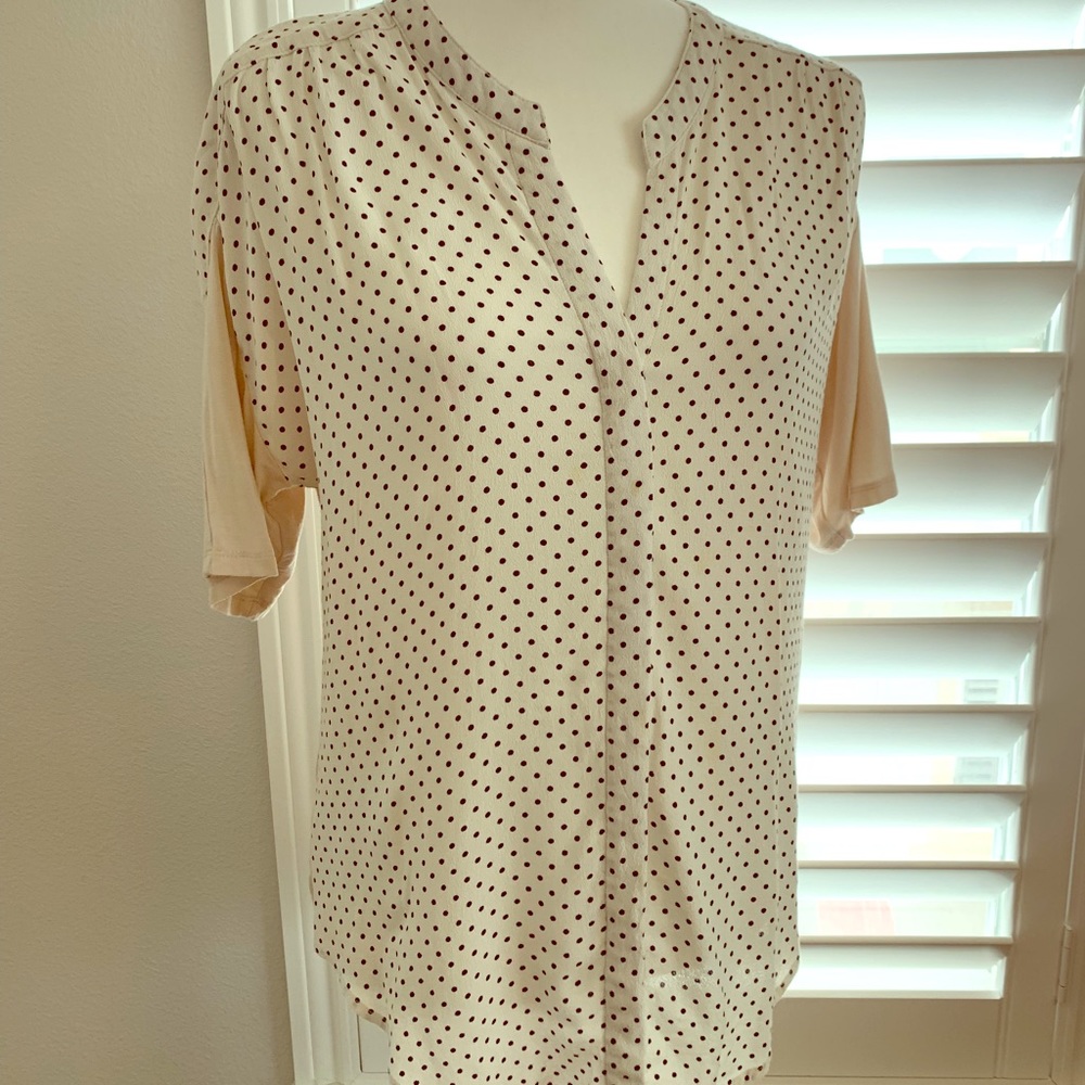 Anthropologie button up blouse